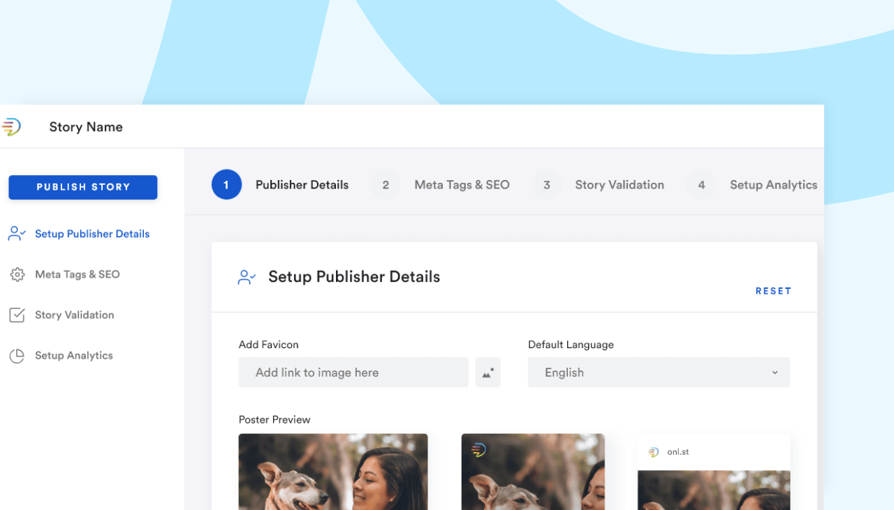Export & Publish